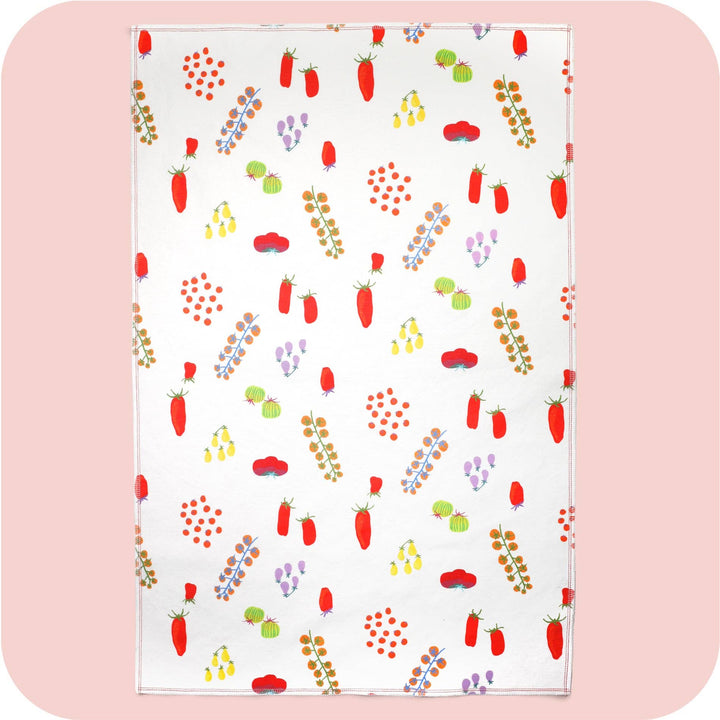 Tutti Tomati - Linen & Cotton Blend Tea Towel