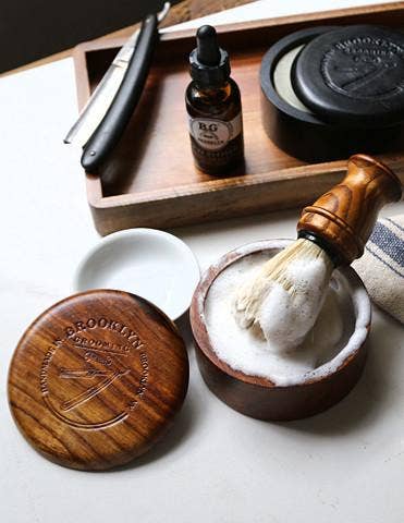 Wood Shaving Bowl - Dark Oak