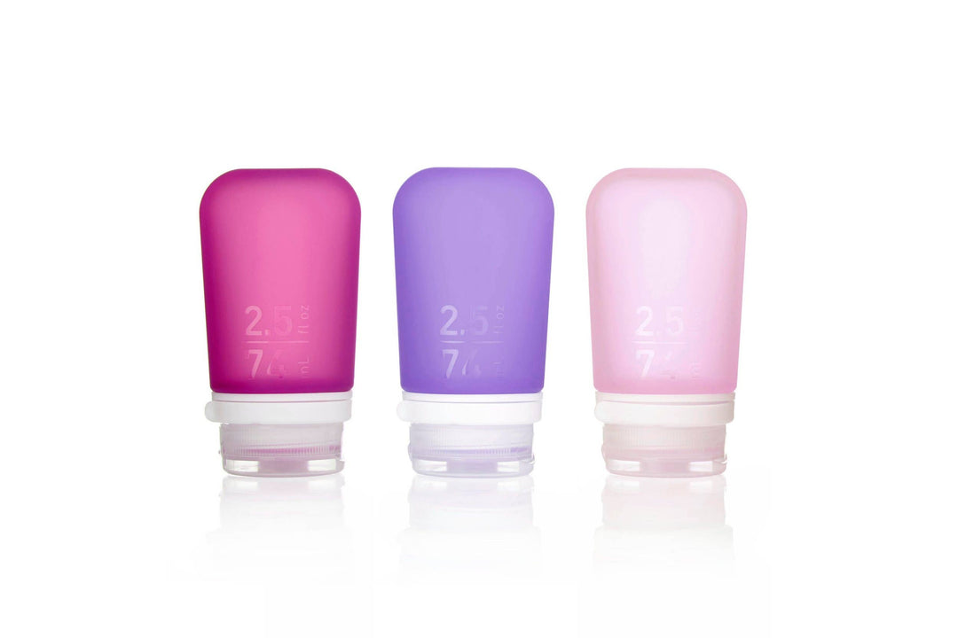 GoToob+ 3-Pack Refillable Silicone Travel Bottles