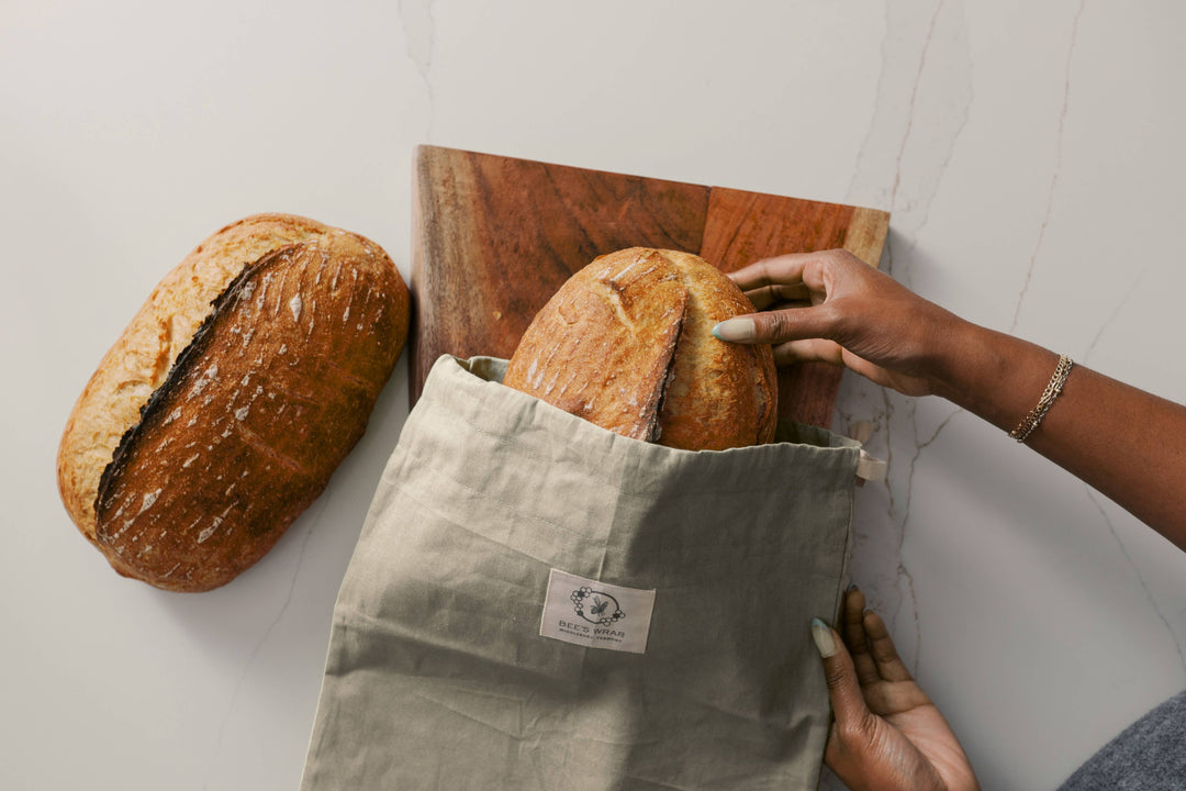 Bee's Wrap Artisan Bread Bag-Natural, Bakery Lane lined