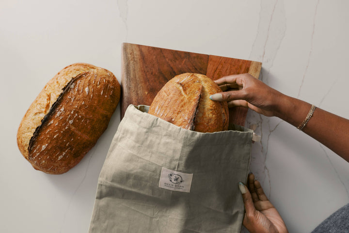 Bee's Wrap Artisan Bread Bag-Natural, Bakery Lane lined