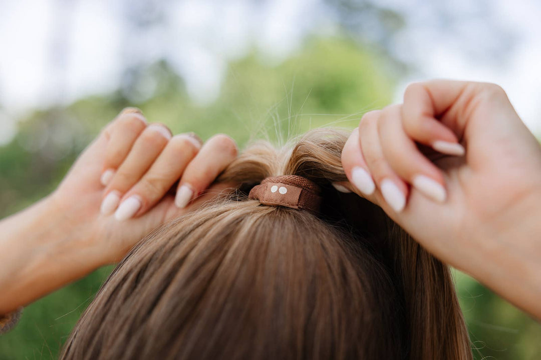Plastic-free Flat Hair Ties - Earth Tints