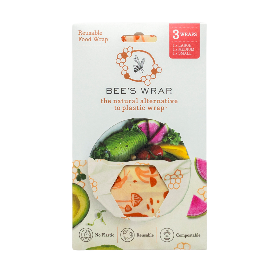 Bee's Wrap Assorted 3 Pack - Mushroom Magic, Limited Edition