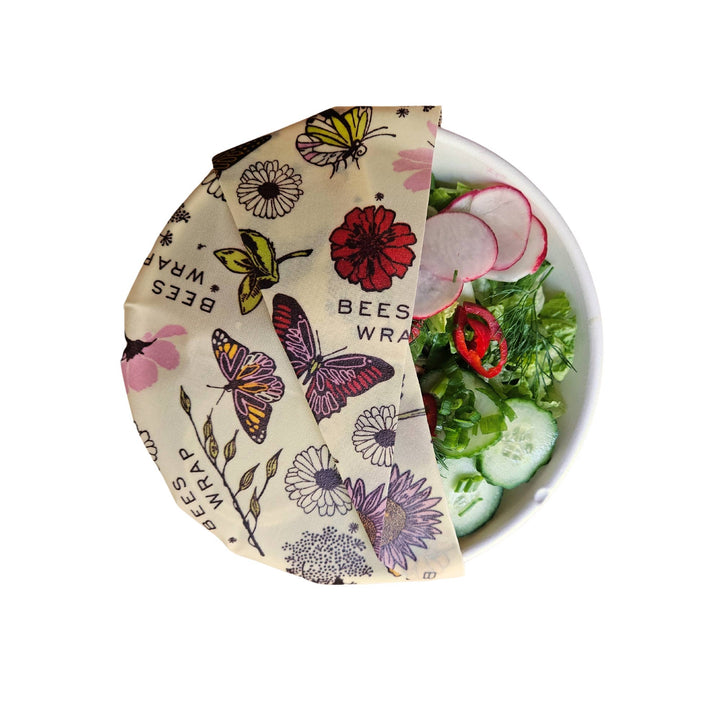 Bee's Wrap Assorted 3 Pack - Meadow Magic, Plant Based Vegan Wax