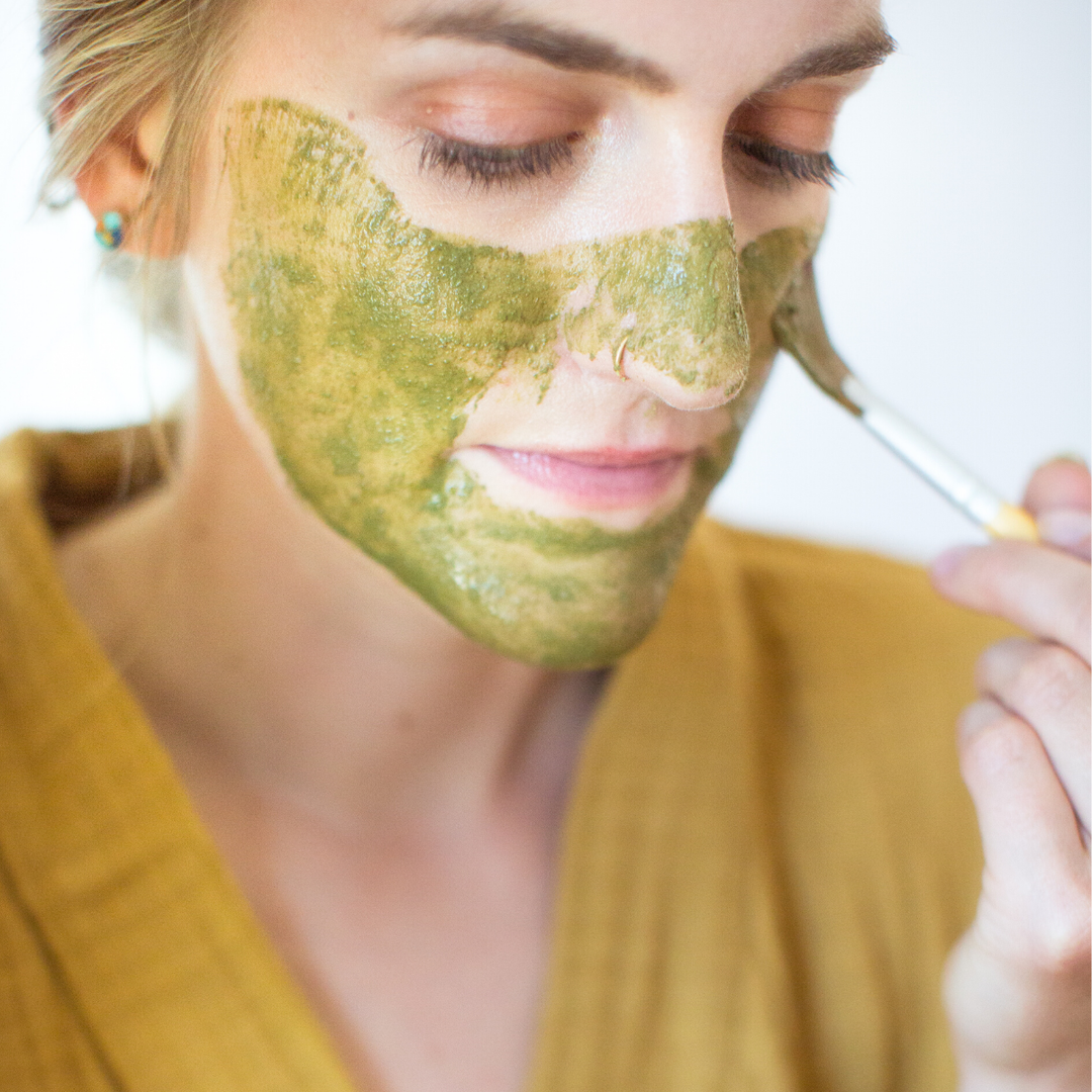 Matcha Lavender Botanical Face Mask