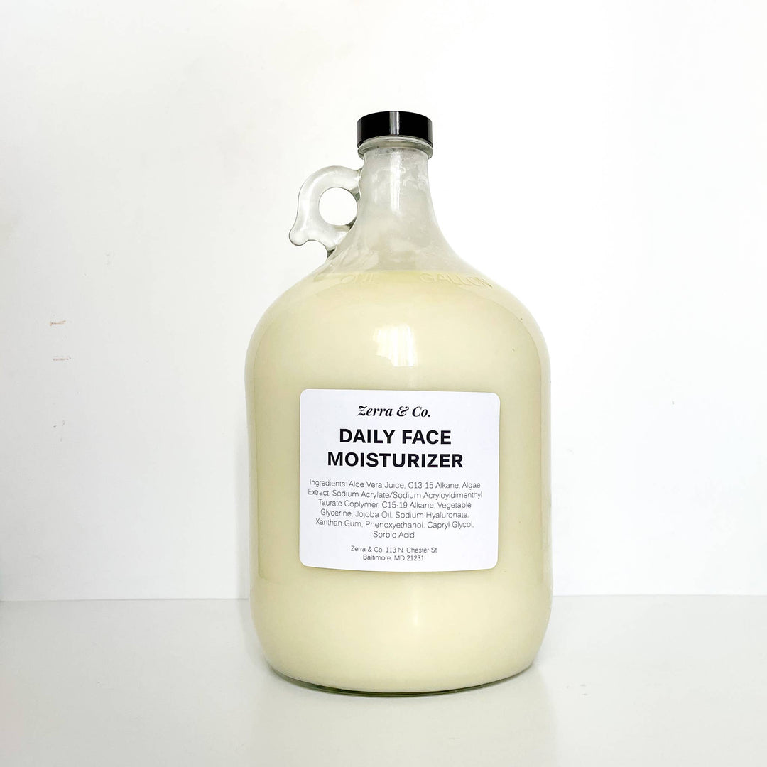 Face Moisturizer | Zerra & Co - Bulk Refill