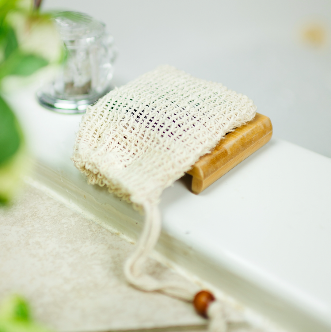 Sisal Soap Bag & Soap Saver