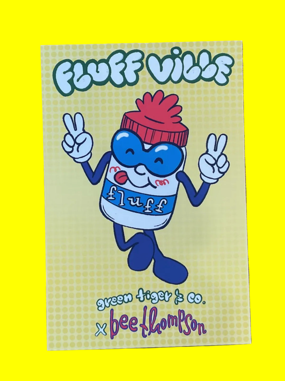 Fluff Ville Post Card