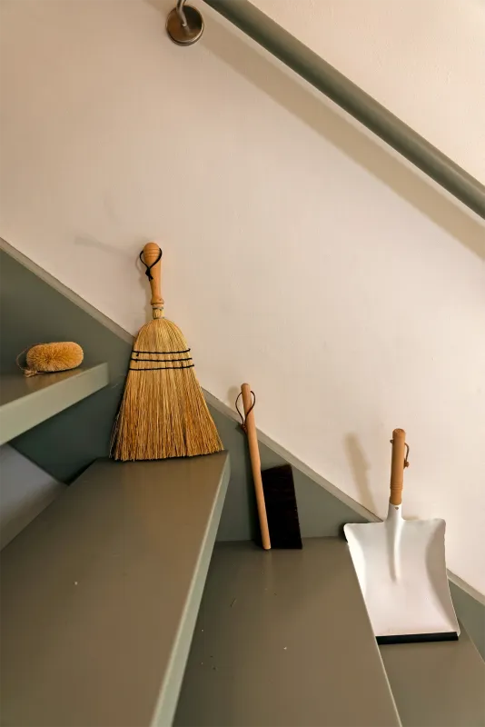 Rice Straw Hand Broom