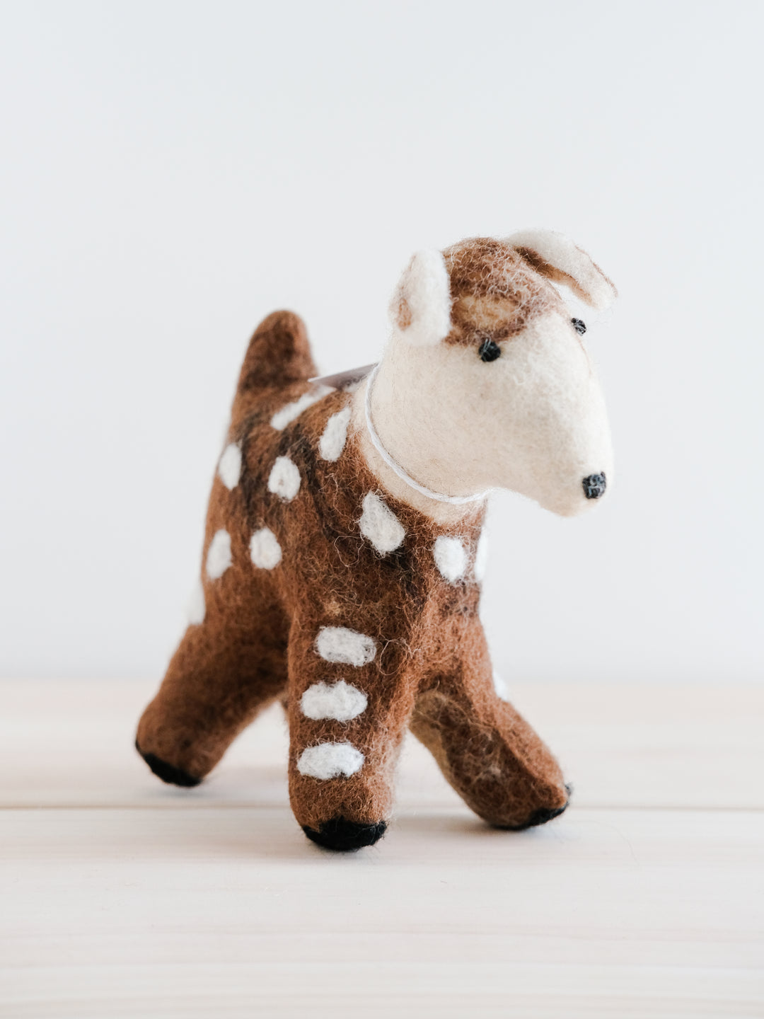 Hand Felted Spotted Deer