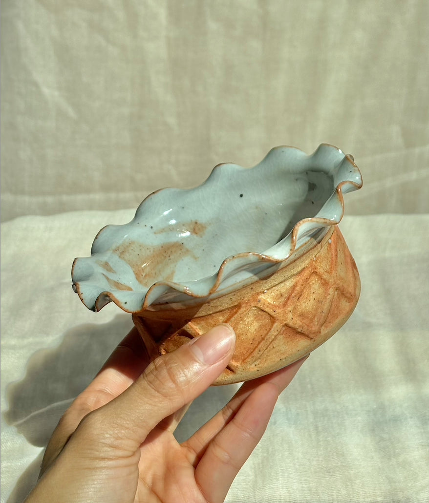 Waffle Cup Ice Cream Bowl
