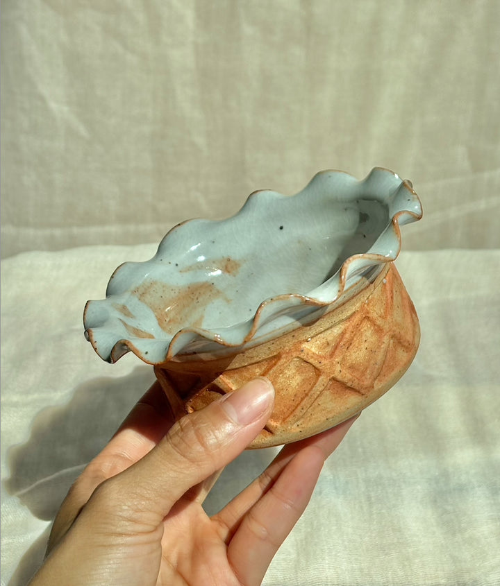 Waffle Cup Ice Cream Bowl