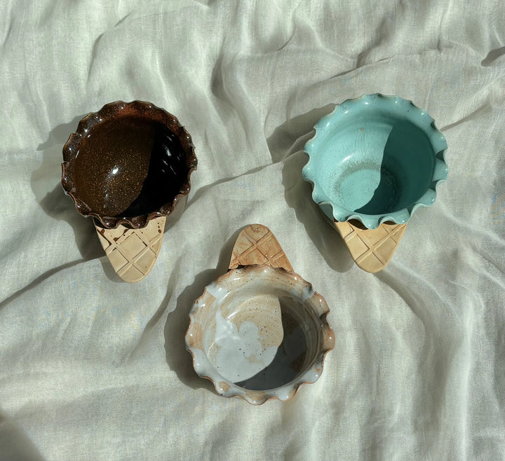 Waffle Cone Ice Cream Bowl