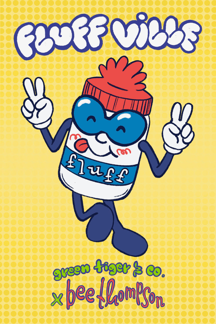 Fluff Ville Post Card
