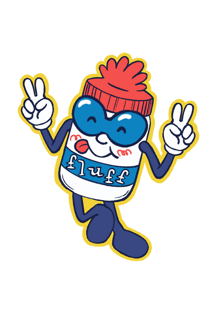 Fluff Ville Die Cut Sticker