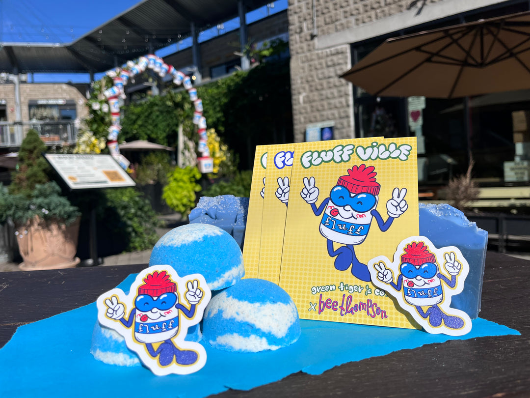 Fluff Ville Die Cut Sticker