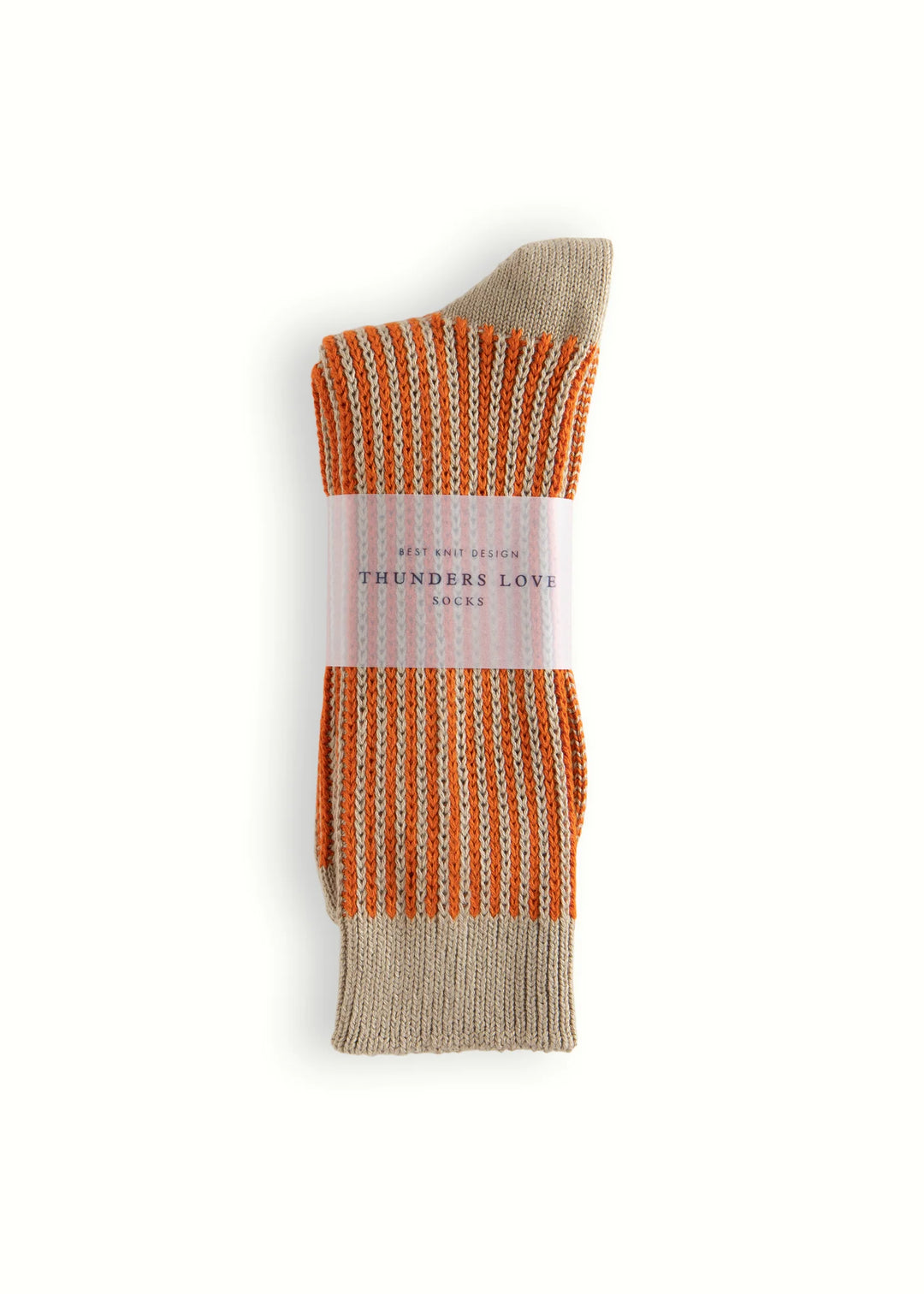 Link Collection - Vertical Orange Socks