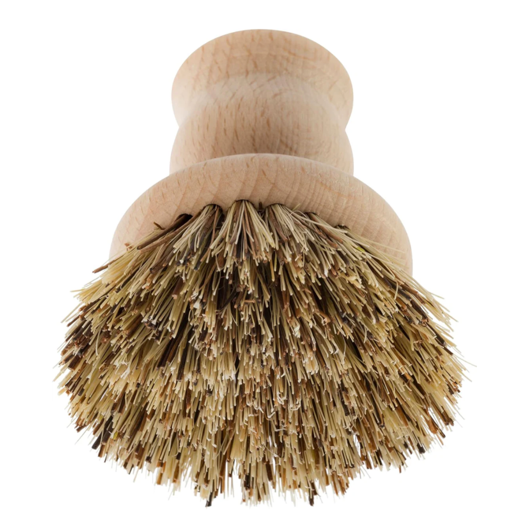 Natural Fiber Pot and Cup Brush