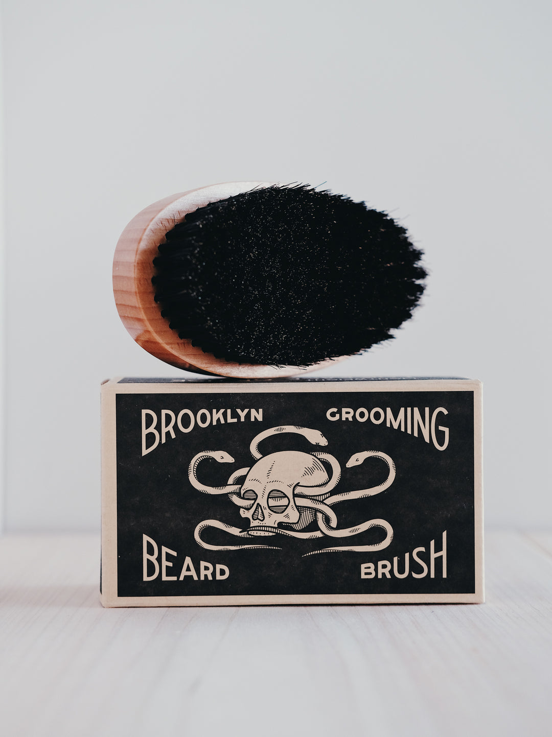 Beechwood and Boar Bristle Beard Brush