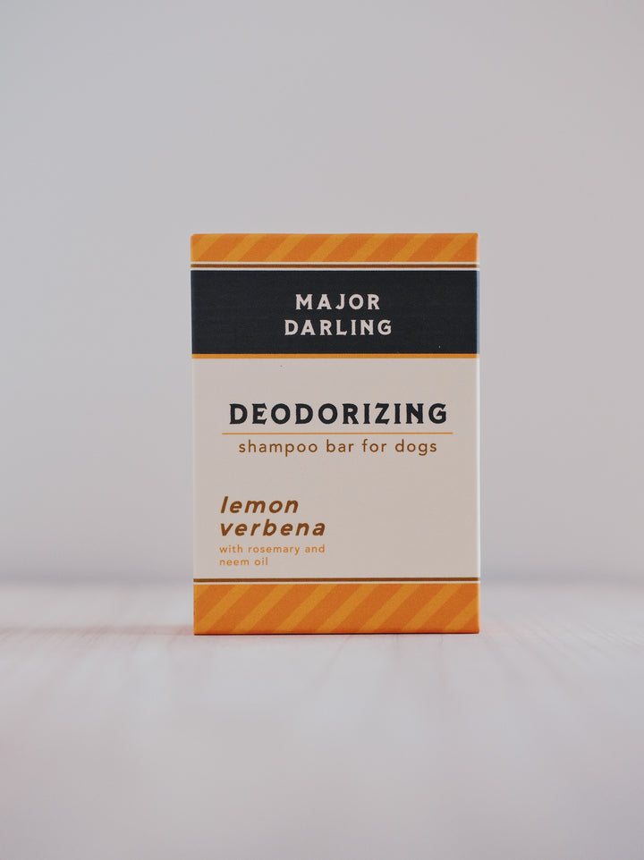 Deodorizing Dog Shampoo Bar Lemon Verbena