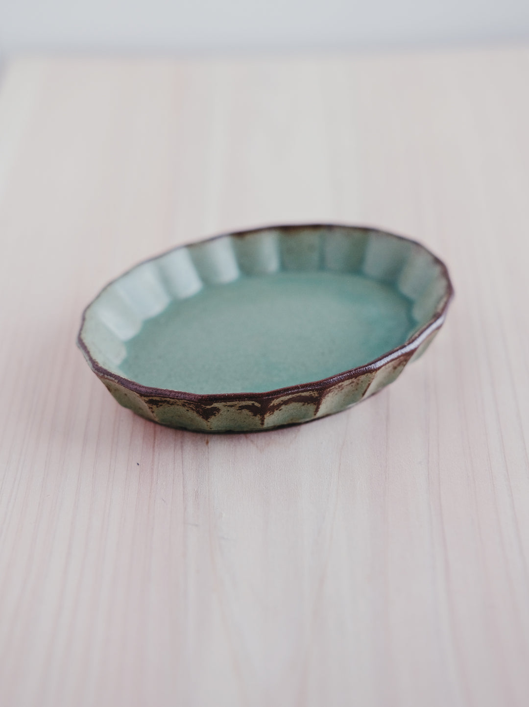 Pleats Oval Small Plate
