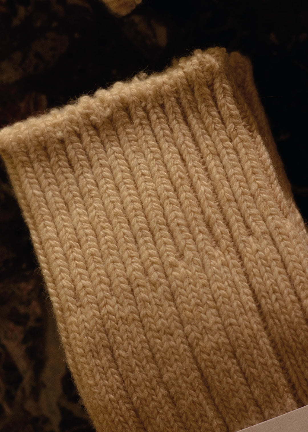 Soft Wool Collection Raw White Socks