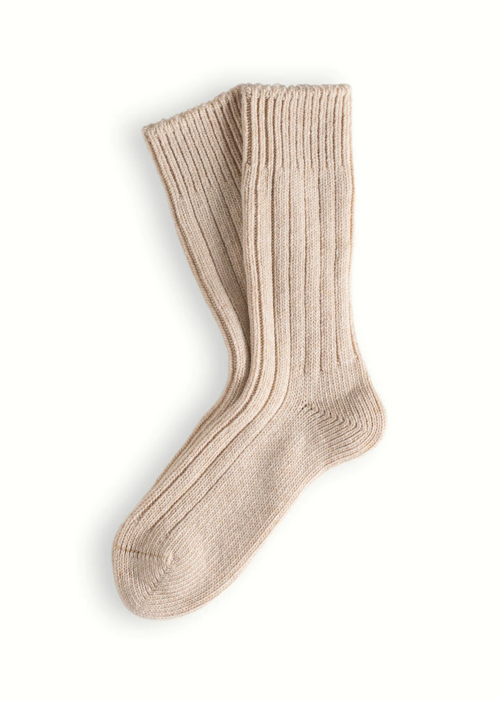 Soft Wool Collection Raw White Socks