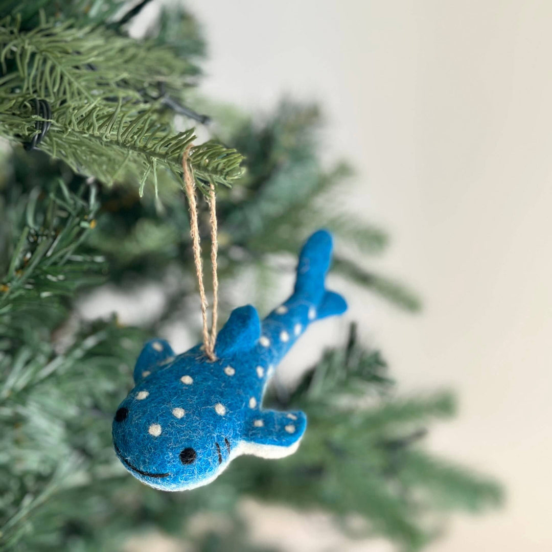 Whale Shark Felt Ornament