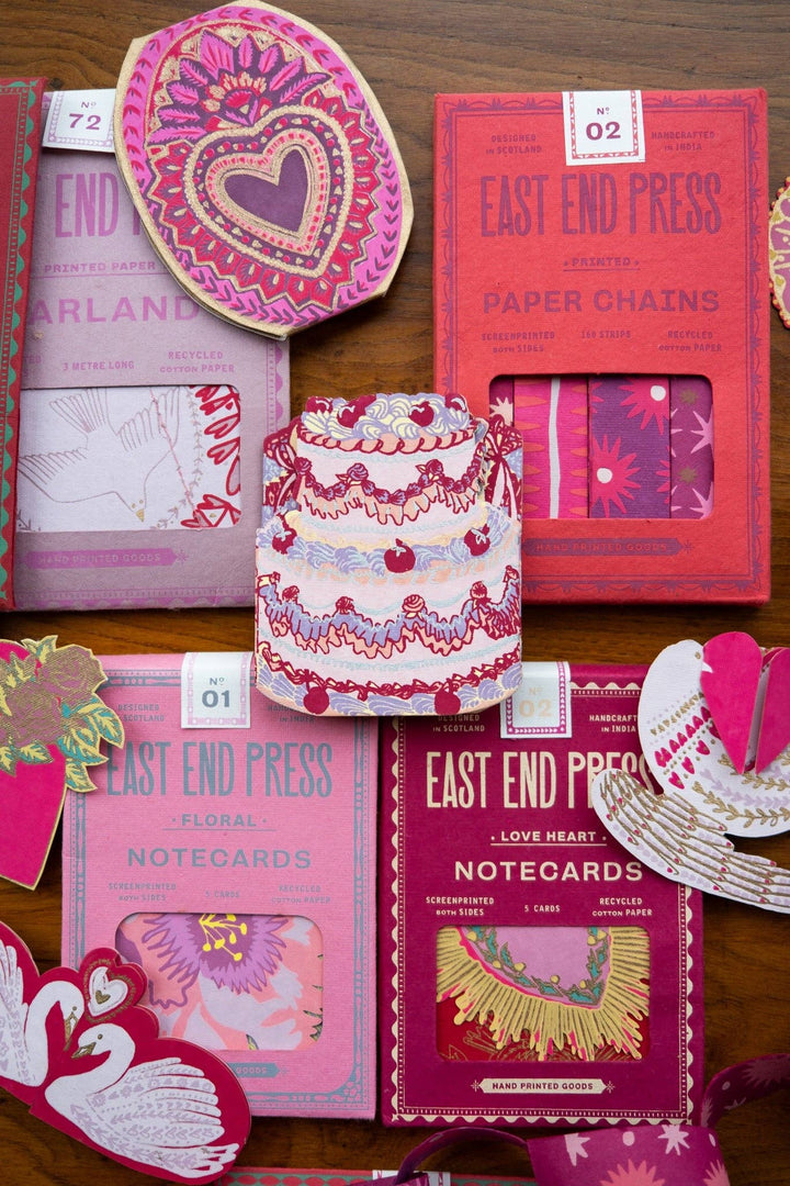 BIRTHDAY CAKE CONCERTINA GREETING CARD