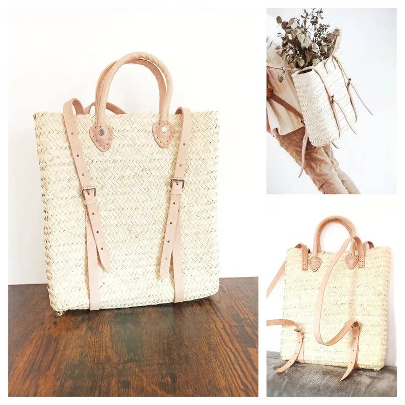 Handmade Straw Packbag