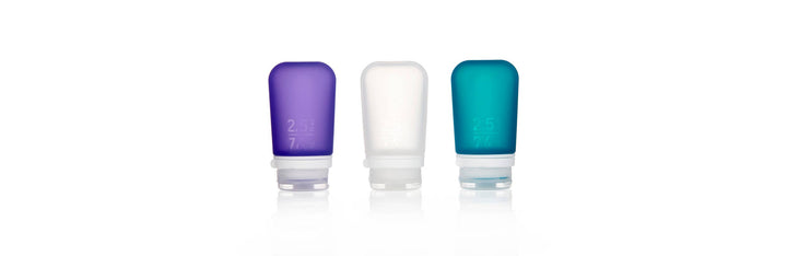 GoToob+ 3-Pack Refillable Silicone Travel Bottles