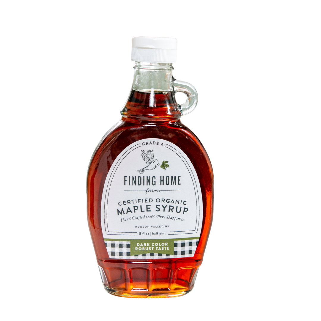 NEW 100 % Pure Organic Maple Syrup 8 oz. Classic Bottle