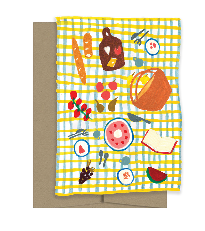 Picnic Sunny Days Collection - Die Cut Card