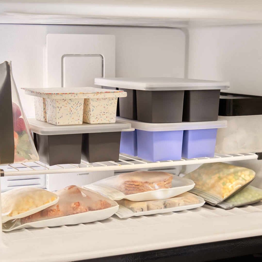 Silicone Food Storage Meal Prep - 6 cube