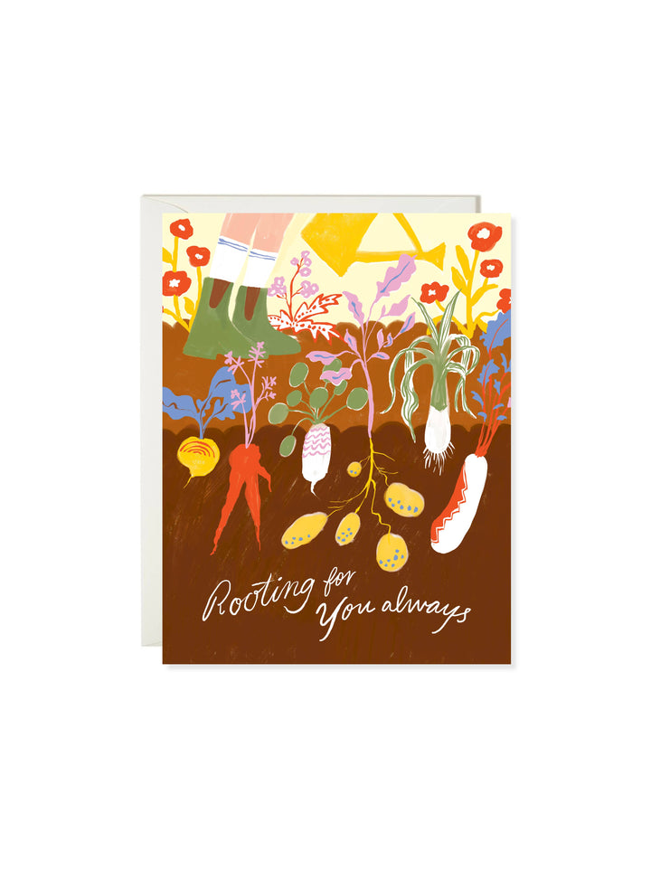 Rooting For You Greeting Card