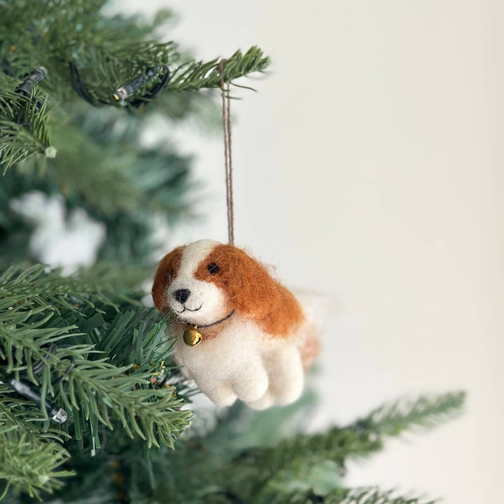 Cavalier King Charles Spaniel Felt Ornament