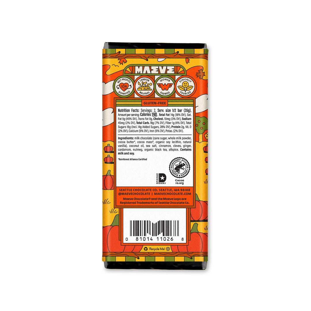 Pumpkin Spice Chai Truffle Bar
