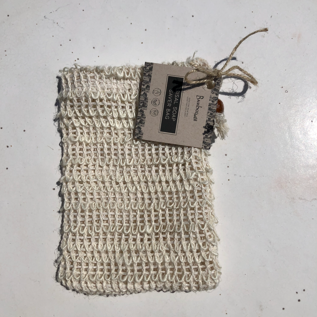 Sisal Soap Bag & Soap Saver