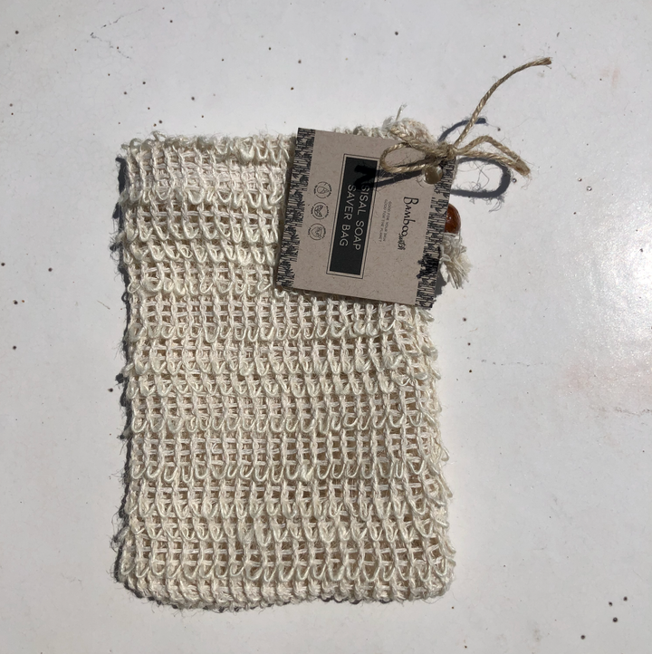 Sisal Soap Bag & Soap Saver