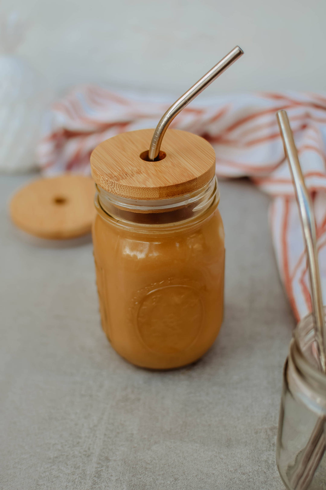 Bamboo Jar Straw Lid - Multi Sizes