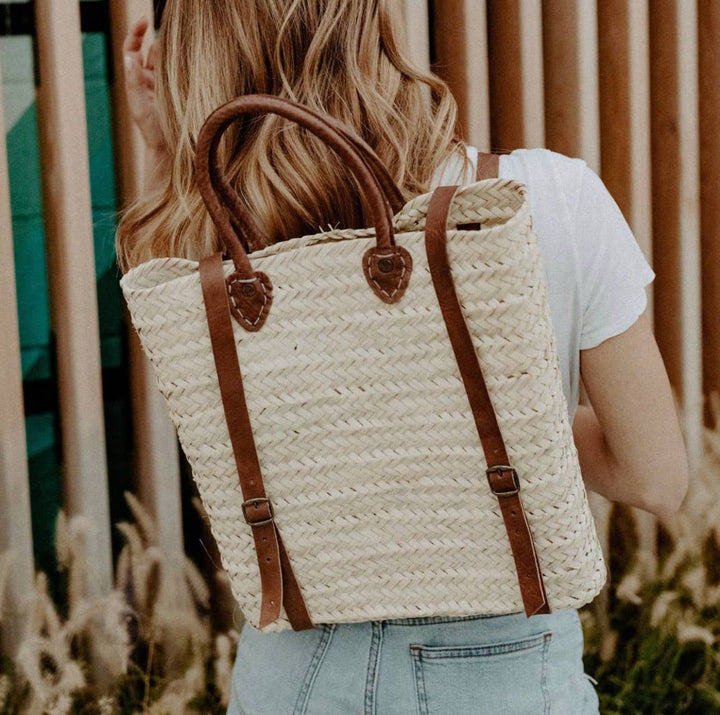 Handmade Straw Packbag