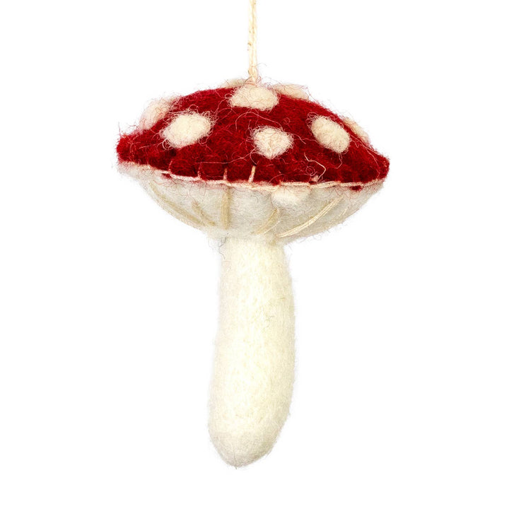 Red Wild Mushroom Ornament