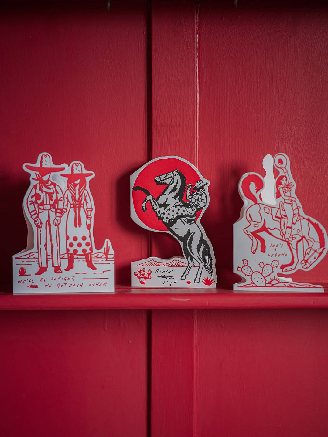 We'll Be Alright  Cut-Out Greeting Card