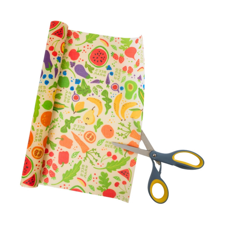 Bee's Wrap Cut-to-Size Roll - Garden Party print