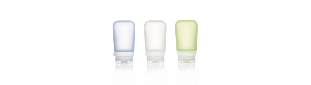 GoToob+ 3-Pack Refillable Silicone Travel Bottles