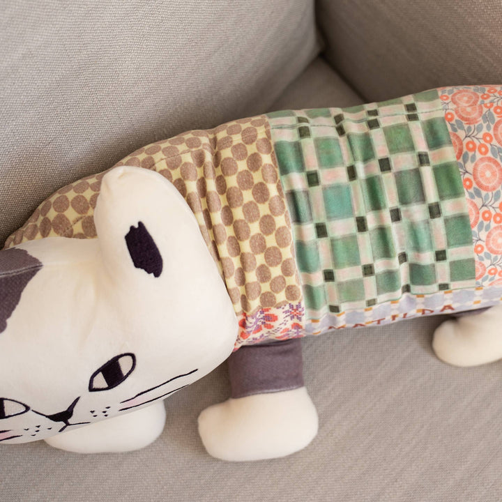Matilda Patchwork Cat Pillow