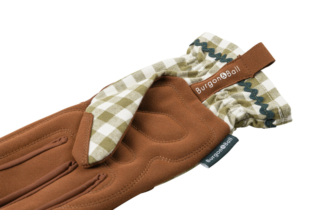 Colour Collection Gloves - Olive Check