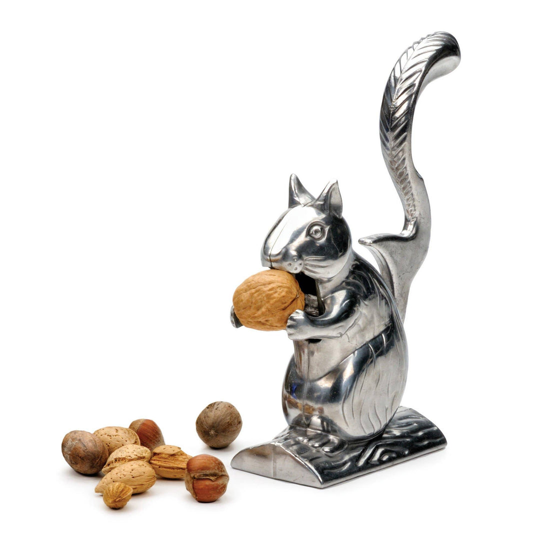 Aluminum Nutty Squirrel Nutcracker