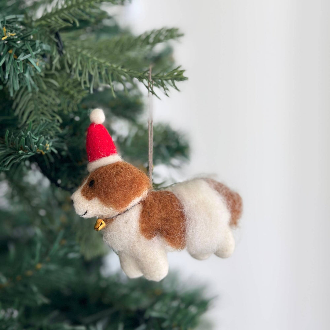 Cavalier King Charles Spaniel Felt Ornament