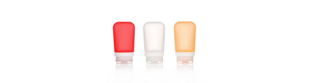 GoToob+ 3-Pack Refillable Silicone Travel Bottles